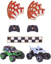 Spin Master auto's RC Monster Jam Gravedigger & Megalodon Racing Rivals-Artikeldetail