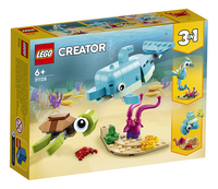 LEGO Creator 3-in-1 31128 Dolfijn en schildpad-Linkerzijde