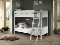 Vipack stapelbed London wit/beuk-Afbeelding 1