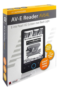 Autovision e-reader AV64 Lumiread-Linkerzijde
