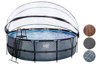 EXIT piscine avec coupole Ø 4,88 x H 1,22 m-Aperçu