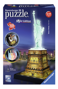 Ravensburger 3D-puzzel Statue of Liberty-Night Edition