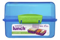 Sistema boîte à tartines Trends Lunch Cube bleu