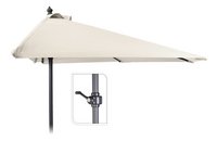 Balkonparasol aluminium Ø 2,5 m Cream