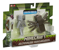 Figurine articulée Minecraft - Squelette sur araignée-Côté gauche
