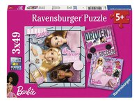 Ravensburger puzzel 3-in-1 Barbie-Vooraanzicht