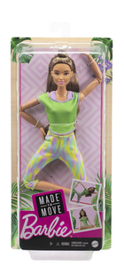 Barbie mannequinpop Made to Move - Groene outfit-Vooraanzicht