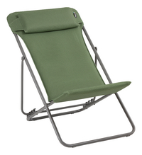 Lafuma fauteuil relax Maxi Transat BeComfort Batyline Olive-Côté gauche