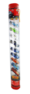 Tube avec 9 véhicules et accessoires-Avant