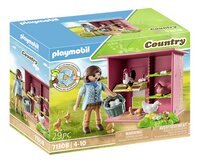 PLAYMOBIL Country 71308 Agricultrice et poulailler