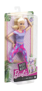 Barbie mannequinpop Made to Move - Paarse outfit-Linkerzijde