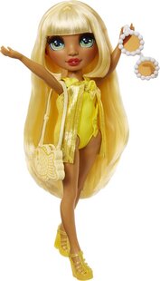 MGA Entertainment Rainbow High Swim & Style Fashion Doll Sunny Yellow