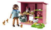 PLAYMOBIL Country 71308 Agricultrice et poulailler-Avant