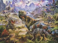 Ravensburger Puzzel Gigantische dinosauriërs-Vooraanzicht