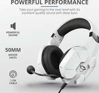 Trust casque-micro GXT 323W Carus V2 blanc-Image 4