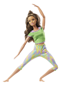 Barbie mannequinpop Made to Move - Groene outfit-Vooraanzicht