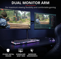 Trust GXT 1120 Mara Dual Monitor Arm-Afbeelding 6