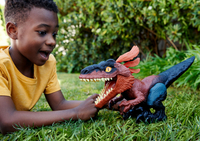 Figurine interactive Jurassic World: Le Monde d'après Uncaged Suprême Pyroraptor-Image 2