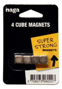 Naga Magneet inox - 4 stuks