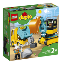 LEGO DUPLO 10931 Truck & Graafmachine met rupsbanden