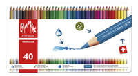 Caran d'Ache crayon de couleur Fancolor Aquarel - 40 pièces