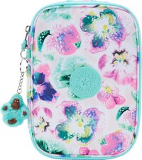 Kipling Plumier 100 Pens Aqua Blossom