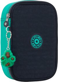 Kipling Plumier 100 Pens Bleu Vert-Avant