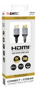 Emtec Kabel HDMI T700 4K-Linkerzijde
