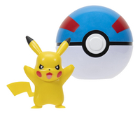 Pokémon Clip 'N' Go Wave 12 - Pikachu + Super Ball