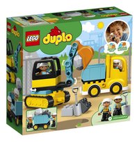 LEGO DUPLO 10931 Truck & Graafmachine met rupsbanden-Achteraanzicht