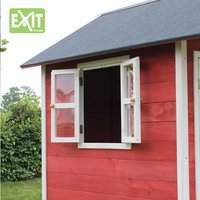 EXIT maisonnette en bois Loft 100 rouge-Détail de l'article