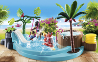 PLAYMOBIL Family Fun 70611 Kinderzwembad met whirlpool-Afbeelding 2