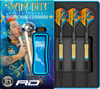 Red Dragon Dartspijlen Brass Steeltip 'Snakebite' Peter Wright 21gr