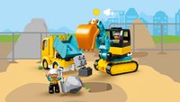 LEGO DUPLO 10931 Truck & Graafmachine met rupsbanden-Afbeelding 1