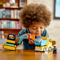LEGO DUPLO 10931 Truck & Graafmachine met rupsbanden-Afbeelding 3