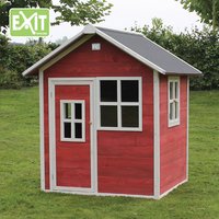 EXIT maisonnette en bois Loft 100 rouge-Image 1