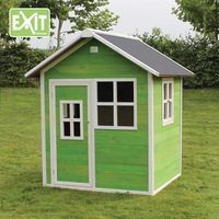 EXIT houten speelhuisje Loft 100 groen-Afbeelding 1