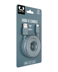 Fresh 'n Rebel câble USB-C - USB-C 2 m Dive Blue