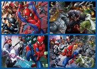 Educa Borras meegroeipuzzel 4-in-1 Spider-Man-Vooraanzicht