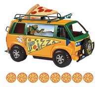 Les Tortues Ninja Mutant Mayhem Pizza Fire Van-commercieel beeld