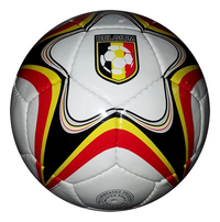 Ballon de football Belgique avec étoile taille 5 blanc