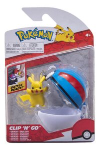 Pokémon Clip 'N' Go Wave 12 - Pikachu & Great Ball-Vooraanzicht