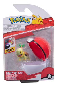 Pokémon Clip 'N' Go Wave 12 - Tortipouss + Poké Ball-Avant