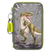 Gevulde pennenzak Dino World 3-vaks