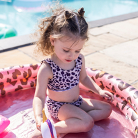 Swim Essentials opblaasbaar kinderzwembad Luxe Panter roze-Afbeelding 2