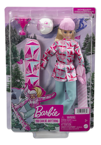 Barbie mannequinpop Wintersport Snowboarder-Vooraanzicht