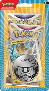 Asmodee Pokémon Trading cards Pack promo 2 boosters, 1 carte promo + pièce métallique FR