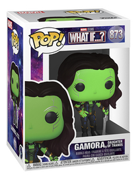 Funko Pop! figuur Marvel What If - Gamora, daughter of Thanos-Linkerzijde