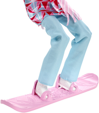 Barbie mannequinpop Wintersport Snowboarder-Onderkant