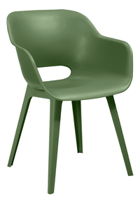 Keter ensemble de jardin Lima/Akola graphite/vert olive - 6 chaises-Détail de l'article